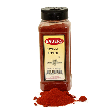 SAUER Sauer Cayenne Pepper 1lbs Bottle, PK6 01211